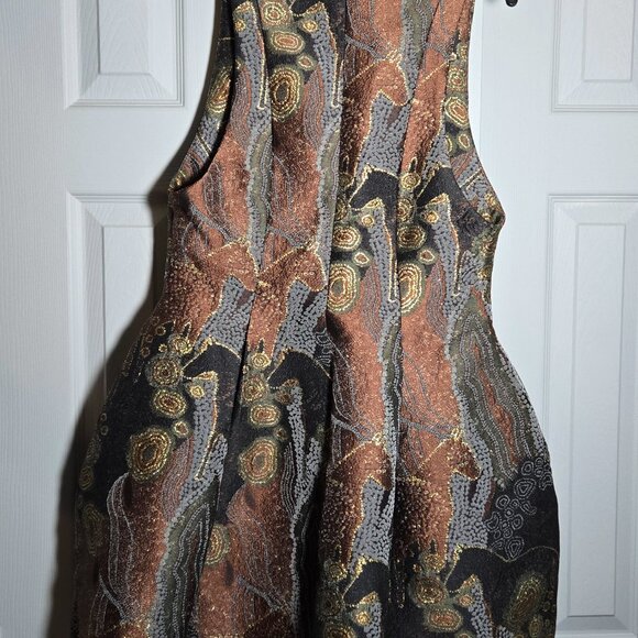 ANDREA IYAMAH VENTI DRESS - KAVA JACQUARD - Picture 8 of 9